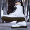 Botas Martin masculinas 2023 outono nova moda casual casais plus size botas Martin altas sapatos masculinos uma geração de cabelo