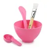 Conjunto Bacia Pequena Salão de Beleza Lavatório Saco Descartável Tigela de Plástico Tigela para Máscara Ferramentas Faciais Haste para Misturar