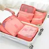 Set de Seis Piezas para Almacenamiento en Casa y de Viaje, Bolsas de Almacenamiento, Bolsas de Almacenamiento para Ropa Interior, Bolsas Organizadoras de Ropa, Se Pueden Imprimir con Logo