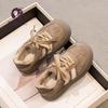 Tênis Infantil, Sapatos Esportivos para Meninas, Novos Modelos Outono e Inverno 2026, Sapatos para Meninos, Sapatos de Algodão Duplo, Sapatos de Treino Alemães com Forro de Lã Outono e Inverno