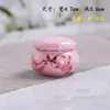 Caixa de Batom de Cerâmica Tradicional DIY Bálsamo Labial Frasco de Rouge Estilo Antigo Materiais para Fazer Frasco Dosador Pequeno