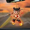 Plano 2D transfronteiriço novo pingente de árvore de Natal estilo chinês desenho animado decoração mágica criança ao redor espelho retrovisor de carro pingente