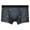 Roupas íntimas masculinas boxers antibacterianos de algodão respiráveis impressos verão fino plus size shorts curtos boxers de algodão