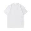 Camiseta de algodón con cuello redondo marca de moda de Hong Kong hombro holgado camisa de manga corta 220g soporte directo logo personalizado