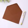 Envelopes Coloridos C6 de Cor Sólida Transfronteiriços Estilo Europeu com Fecho Adesivo, Adesivo Colorido 120g, Origem Amazon, Logotipo Personalizado