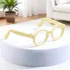 Muñeca Nueva de Algodón Gato Kt Muñeca Pequeña con Gafas Muñeca Labubu Oso Autocrítico Gafas Sin Pintura en Spray