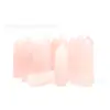 Venda quente transfronteiriça pó de pedra natural Cristal coluna hexagonal ornamentos 10*32 formato de bala cabeça única pontiaguda decoração de casa sem furo lote