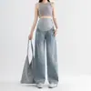 Jeans de Maternidad Nuevos Otoño 2026 con Efecto Adelgazante, Jeans Casuales Sueltos, Pantalones Rectos para Primavera y Otoño