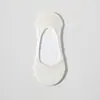 Calcetines de Verano Invisibles Antideslizantes para Mujer, Calcetines Deportivos de Color Sólido Absorbentes de Sudor, Calcetines Cortos con Lazo de Seda Integrado