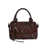 Bolso Biker Estilo Coreano Mujer 2026 Nuevo Pequeño Nicho Moda Remache Bolso de Mano Bolso Almohada Bolso de Hombro Único Bolso Cruzado Bolso de Mano