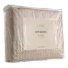 Colcha Matelassê Quadrada King com 2 Fronhas Bege Microfibra - Lyor
