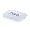 Caixa de armazenamento e conservação de alimentos estilo japonês, caixa para congelador de carne de geladeira, caixa selada para freezer compartimentada, caixa para preparo de cebola, gengibre, alho