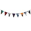 Decoração de Halloween Bandeirinhas de Papel Banners Adereços Suprimentos para Festa de Halloween Bandeirinhas Triangulares de Abóbora Desenho Animado Bandeiras Penduradas