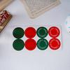 8 pegatinas transfronterizas para embalaje de regalos navideños para personas mayores, pegatinas decorativas redondas, papel adhesivo para sellar y hornear.