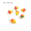 Aceite de fruta-goteo colgante de toronja accesorios para joyería DIY hongo mango plátano papaya pulsera collar pendiente colgante