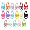 Colgantes Geométricos Coloridos, Cadenas para Teléfono con Cuentas, Llaveros, Materiales Decorativos Tridimensionales, Accesorios para Joyería DIY Hechos a Mano al por Mayor
