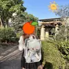 Bolsa de Passeio para Boneca de Algodão 20cm40cm50cm Bolsa à Prova de Poeira de PVC Transparente Bolsa de Exibição Suporte de Arame de Aço Bolsa de Armazenamento