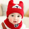 Gorro de Punto Zorro 2024 Lindo Gorro Pulóver para Bebé Masculino y Femenino Estilo Coreano Sombrero Cálido para Niños Sombrero para Niños
