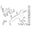 51717186921 51717186922 Adecuado para BMW Serie 5 E60 Revestimiento del guardabarros delantero..