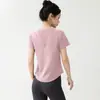 Camiseta Deportiva Transpirable de Secado Rápido Adelgazante para Mujer con Malla Trasera para Yoga, Running, Entrenamiento, Pilates, Fitness Nuevo