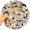 50 Pegatinas Decorativas de Chico de Voleibol de Dibujos Animados Anime Plantilla de Boceto Manual de Bricolaje Taza de Agua Funda de Teléfono Móvil Venta al por Mayor PVC