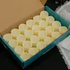 Atacado Amazon 24 peças Vela Eletrônica LED Luminosa Top Ondulado Estilo Côncavo Simulação Luz de Vela de Aniversário