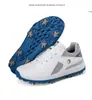 Sapatos de Golfe Masculinos, Verão Masculino Antiderrapante, Respirável, Impermeável, Microfibra, Travas Removíveis, Novo Estilo