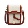 Bolsa Pequena Color Block Borboleta Estilo Coreano Moda 2025 Casual Ombro Transversal Bolsa para Celular