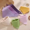 2026 Nuevas Muñequeras Simples Duraderas de Moda Absorbentes de Sudor Deportivas Paño para Sudor Babero Triangular para Saliva