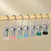 Pinza para Ropa de Acero Inoxidable Sin Marcas Fuerte Clip Único en Forma de 3 Gancho Multifuncional Clip Específico para Pantalones Clip Doméstico