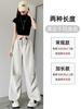 Pantalones cargo de secado rápido para mujer Verano 2025 Nuevos pantalones sueltos de pierna ancha de talle alto Pantalones deportivos casuales de montañismo al aire libre americano