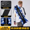 Bolsa de almacenamiento para patineta, tela Oxford impermeable, bandolera de un hombro, doble cara, cierre de cordón, mochila para patineta con estampado estilo chino