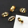 Joyería de Acero de Titanio para Hombre Más Vendida Transfronteriza Anillo de Diamantes de una Sola Fila Set de Anillos de Acero Inoxidable Brillante Simple de Gama Alta