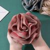 Bola de baño forma de rosa bola de baño grande de alta gama que no se deshace bola de baño espumosa toalla de baño súper suave para frotar la espalda