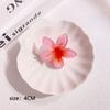 Pinza de Pato Dulce Color Caramelo Flor de Huevo para el Trasero de la Cabeza Pinza para el Cabello Flor de Bauhinia Elegante Pinza de Tiburón Transfronteriza para Mujer 6 cm