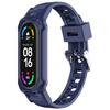 Adecuado para la pulsera Xiaomi 8 serie glaciar reloj transparente con funda protectora de gelatina de TPU integrada pulsera inteligente