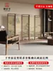 Nuevo Biombo Plegable de Madera Maciza Estilo Chino Divisor de Habitación para Oficina Hotel Sala de Té Pared de Fondo Móvil