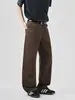 Ropa de Hombre Fengshe / Primavera 2026 Retro Americano Maillard Algodón Puro Jeans Casuales Rectos de Moda para Hombre