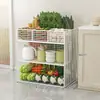 Estante de Almacenamiento de Verduras para Piso de Casa Cocina Cesta de Almacenamiento de Cebolleta Jengibre Ajo Balcón Pasillo Cesta de Almacenamiento de Frutas y Verduras Camote
