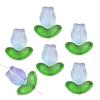 Hojas de Tulipán, Flores, Cuentas, Materiales de Cuentas Hechos a Mano para Bricolaje para Mejores Amigas Durante la Temporada de Graduación, Accesorios para Pendientes y Collares