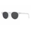 Gafas de Sol Redondas Pequeñas Clásicas Retro Transfronterizas Moda Tachuela Montura Pequeña Gafas de Sol Unisex Modernas Versátiles
