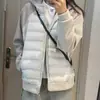Jaqueta de algodão jaqueta puffer canelada forro interno leve jaqueta acolchoada fina de algodão feminina casaco de algodão jaqueta patchwork de inverno para o início da primavera nova