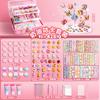 Creme Gel Goo Cartão Adesivo Big Set Menina Handmade diy Brinquedo Material Goo Placa de Cartão Conjunto Completo Jardim de Infância Adesivo
