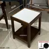 Mesa de Mahjong de Madera Maciza Pizarra Estante para Tazas de Té Sala de Té Sala de Ajedrez y Cartas Mesa de Café Especial Sala de Mahjong Máquina de Mahjong Estante de Almacenamiento de Doble Capa