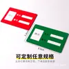 Sujetador de Velcro Suave de PVC Magnético Adhesivo Portatarjetas de Identificación Portatarjetas de Pecho Pegatina de Nombre para Armario de Cama de Prisión