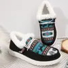 Zapatos de Algodón de Talla Grande de Comercio Exterior para Mujer Otoño e Invierno 2024 Nuevas Botas de Algodón con Cordones de Punta Redonda Estilo Europeo y Americano Planos Zapatos de Algodón Cálidos con Felpa para Mujer