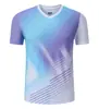 Ropa Transpirable de Secado Rápido para Tenis y Bádminton, Nuevo Modelo Transfronterizo para Adultos, Hombres y Mujeres, Camiseta de Manga Corta Personalizable para Entrenamiento y Competición