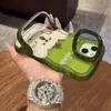 Funda de Teléfono Transparente de Cachorro Sorprendido para Apple 18Pm iPhone 16 Chicas Lindas 15 Doble Soporte 17 Silicona