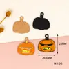 Acessórios para Joias DIY de Halloween Liga de Zinco Gotejamento de Óleo Cruz Mista Transfronteiriço Amazon Abóbora Fantasma Colar Pulseira Pingente