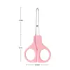 Fabricante en Stock Venta al por Mayor Tijeras de Acero Inoxidable de Punta Redonda para Vello Nasal Tijeras para Uñas de Bebé Tijeras Pequeñas Hechas a Mano para Estudiantes Tijeras para el Hogar